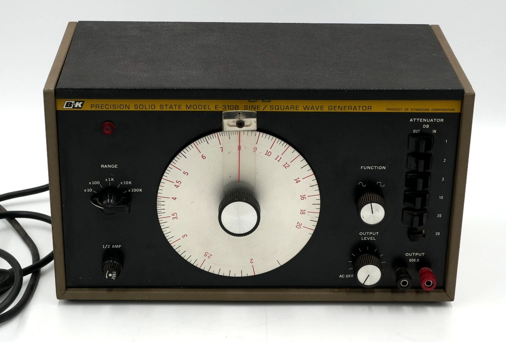 B&K E-310B Precision Audio Wave Generator - Parts / Not fully working