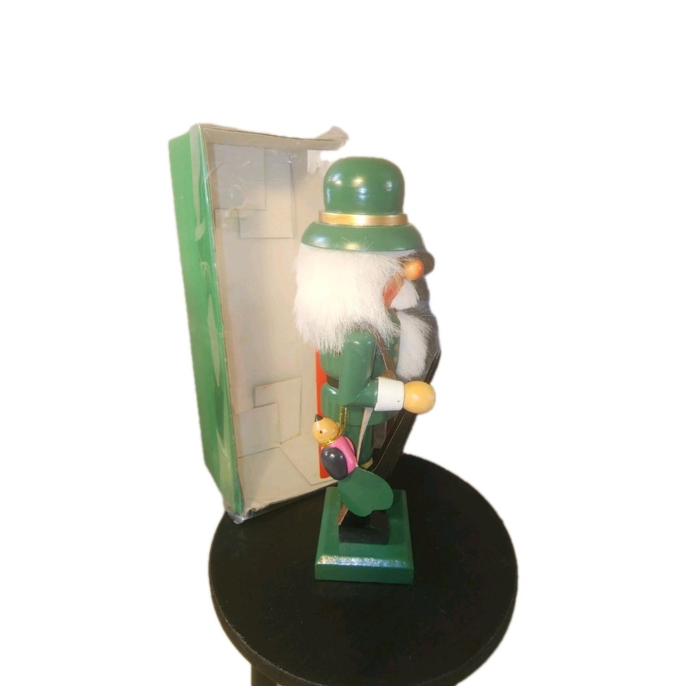 Nutcracker Green Suite Bird Hunter, Bird, Rifle And Binoculars.