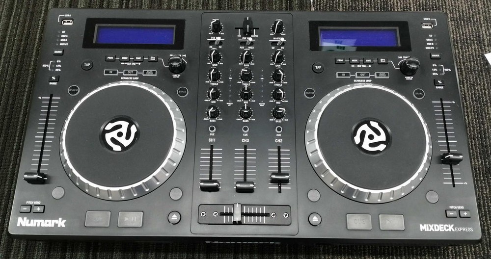 Numark MixDeck Express DJ Controller – CD/USB/Computer Standalone DJ System
