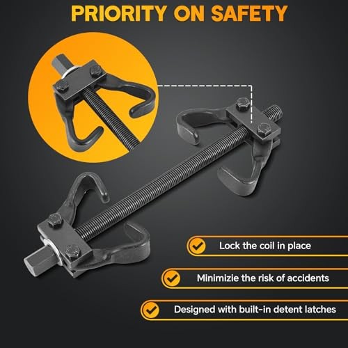 Coil Spring Compressor Tool Kit | Vehicle Strut & Coil Spring