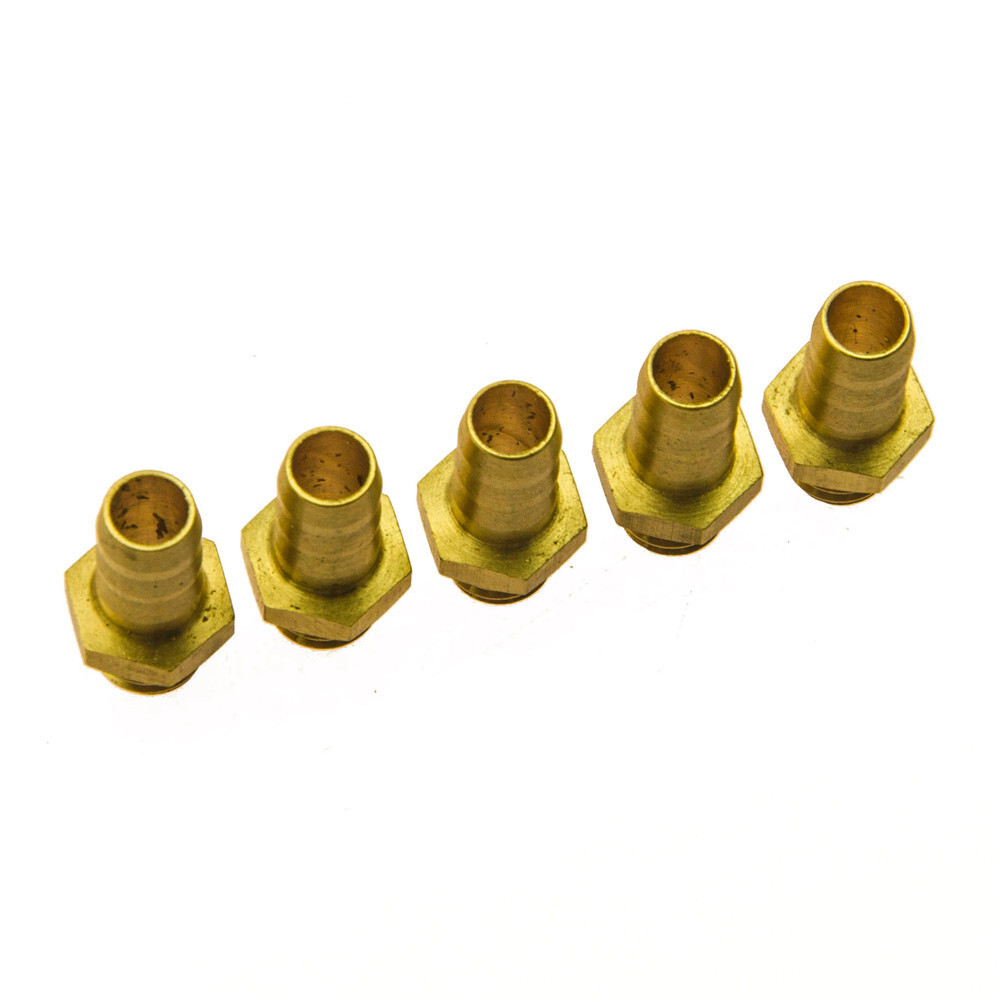 5PCS Brass Universal M6 Threaded Water Nipples for RC Model Boat