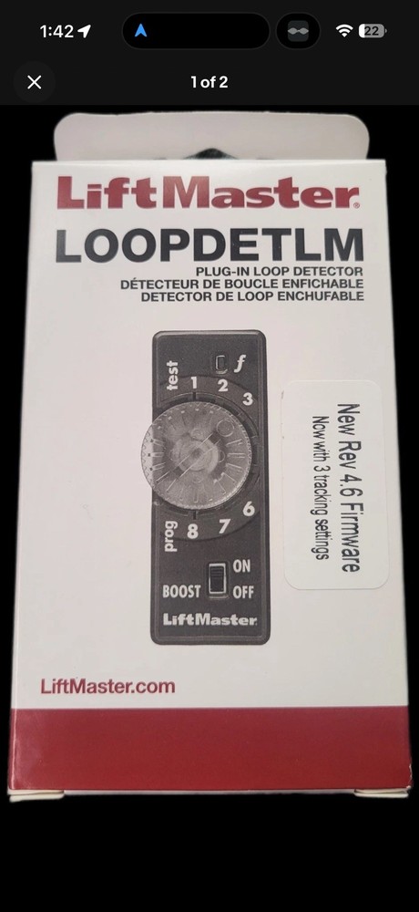 Liftmaster LOOPDETLM Plug In Loop Detector for All New Liftmaster Gate Openers