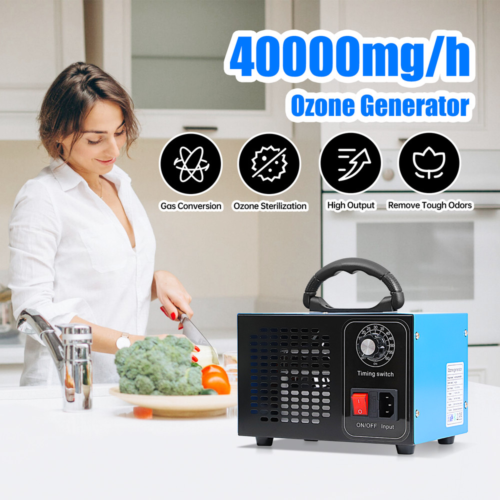 110V 40000mg/h Ozone Generator Machine Home Air Purifier Ionizer Ozonator Timer
