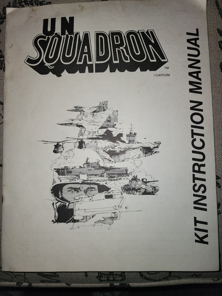 U N Squadron Manual Capcom Arcade