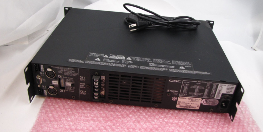 QSC CX502 Professional Power Amplifier | NOT TESTED | Powers On Only