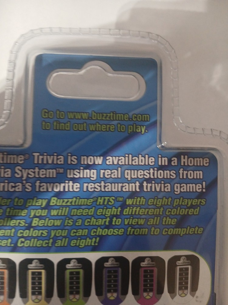 Buzztime Wireless Controller Home Trivia System NIP Green Cadaco New