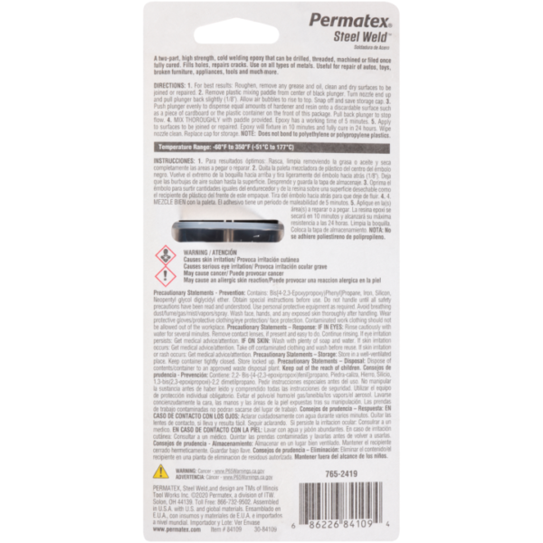 Permatex® 84109 - 25ml PermaPoxy™ 4 Minute Multi-Metal Epoxy