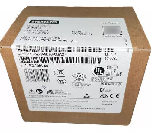 New Siemens Programmable Logic Controller 6ED1052-1MD08-0BA2 Logic module