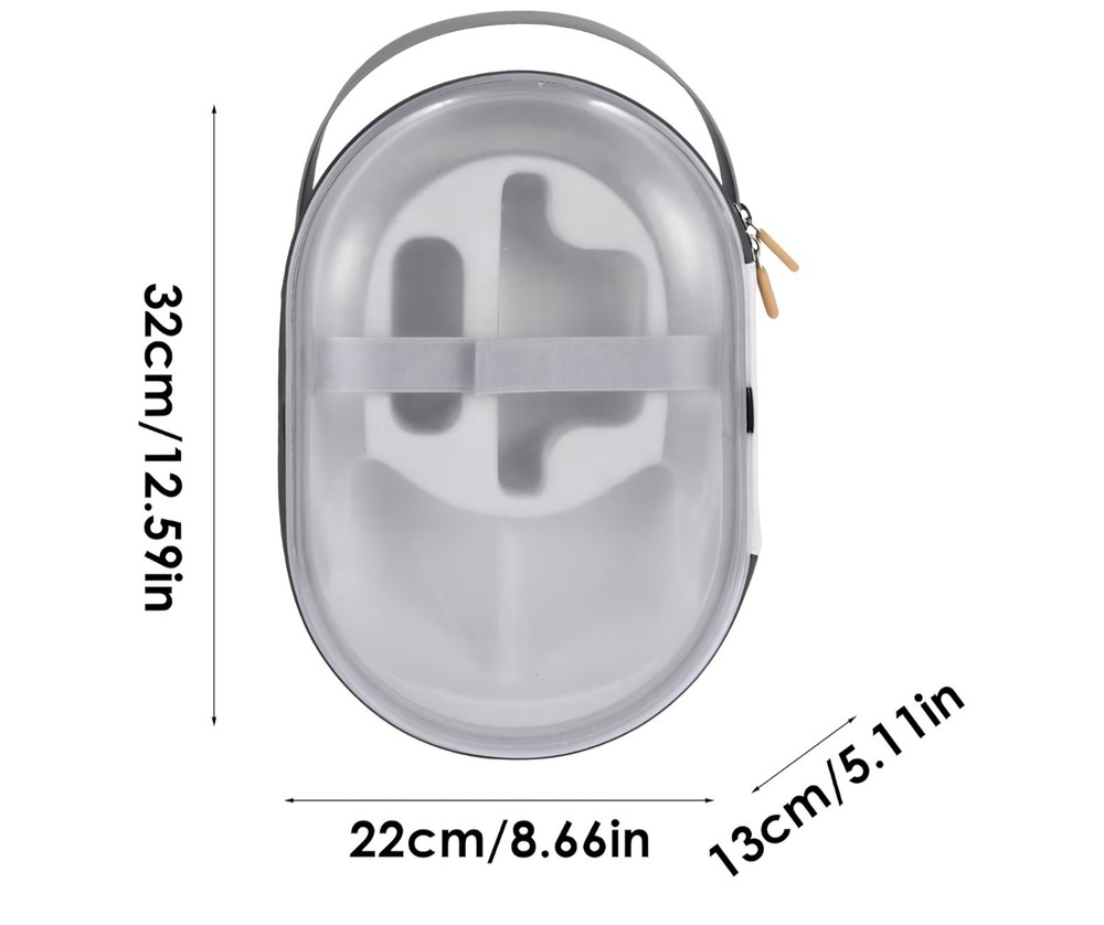 Hard Carrying Case for Vision Pro VR headset, Travel Case