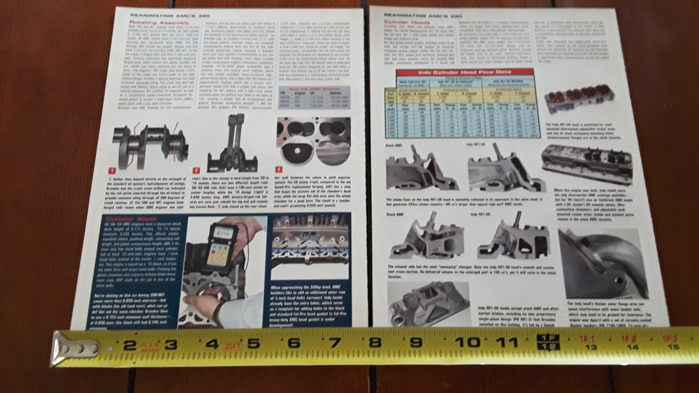 AMC 390 ENGINE - AMERICAN MOTORS - ORIGINAL 2004 ARTICLE