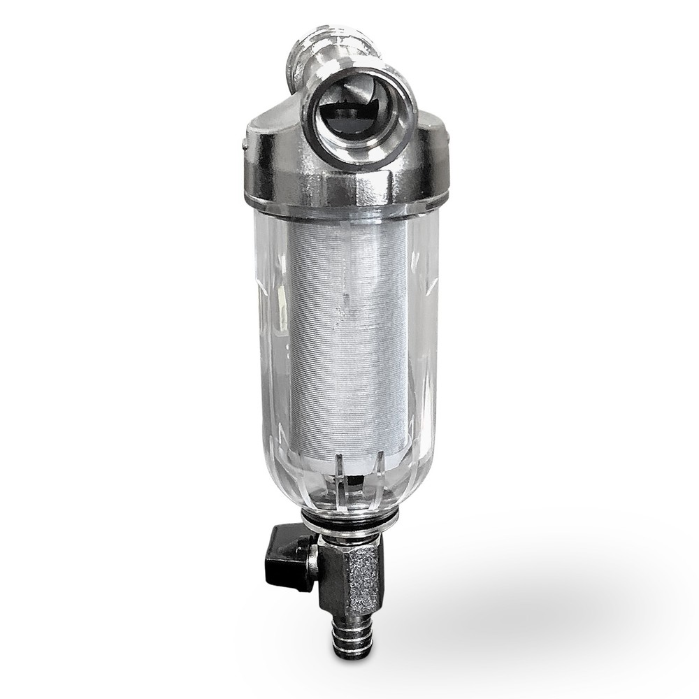 Reusable Whole House Spin Down Pre-Filter to Remove Sediment, Rust, Sand