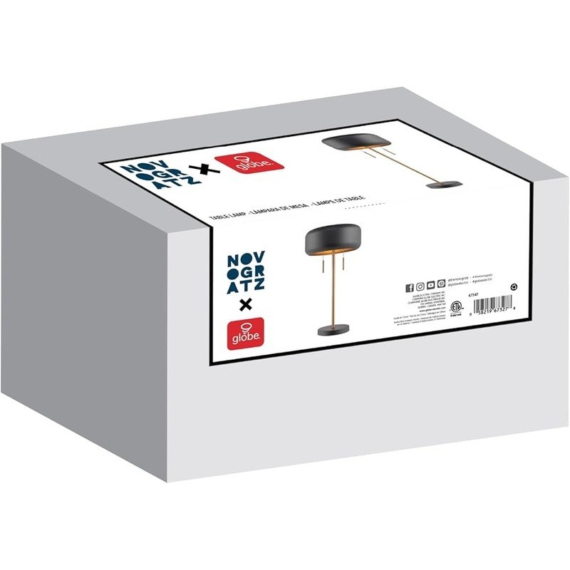 Industrial Table Lamp Dual Pull Chains E26 Base Smart Lighting Solution New