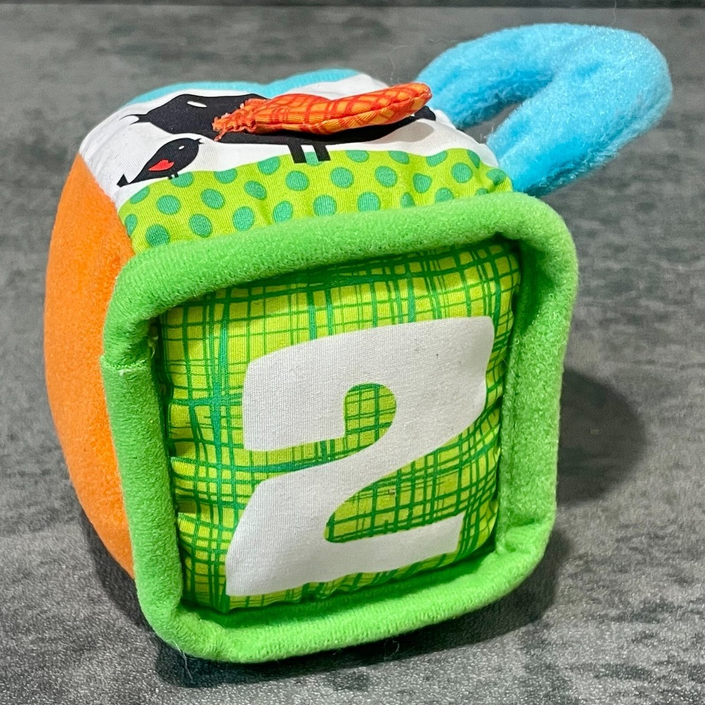 Playtex Discover Soft Block Toy 4"