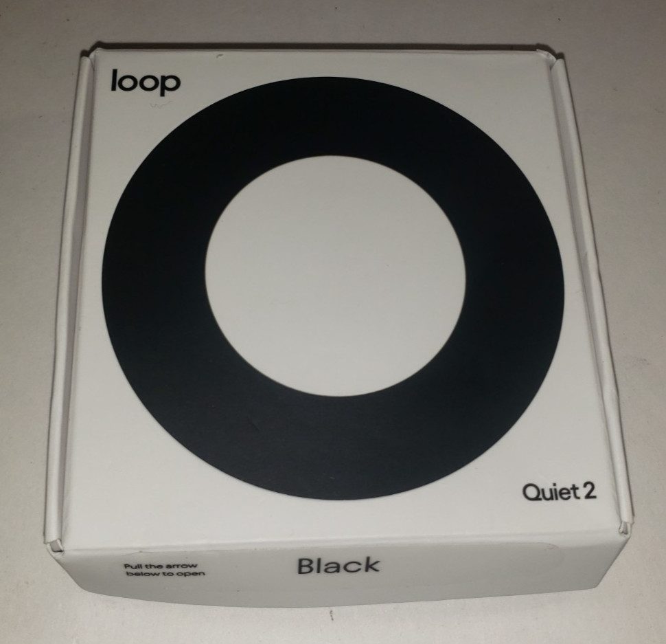 Loop Quiet 2 Noise Reduction Earplugs 14 Black New Open Box