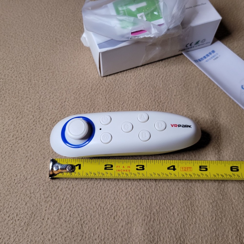 VR Park Virtual Reality Glasses Headset With Bluetooth Remote Controller