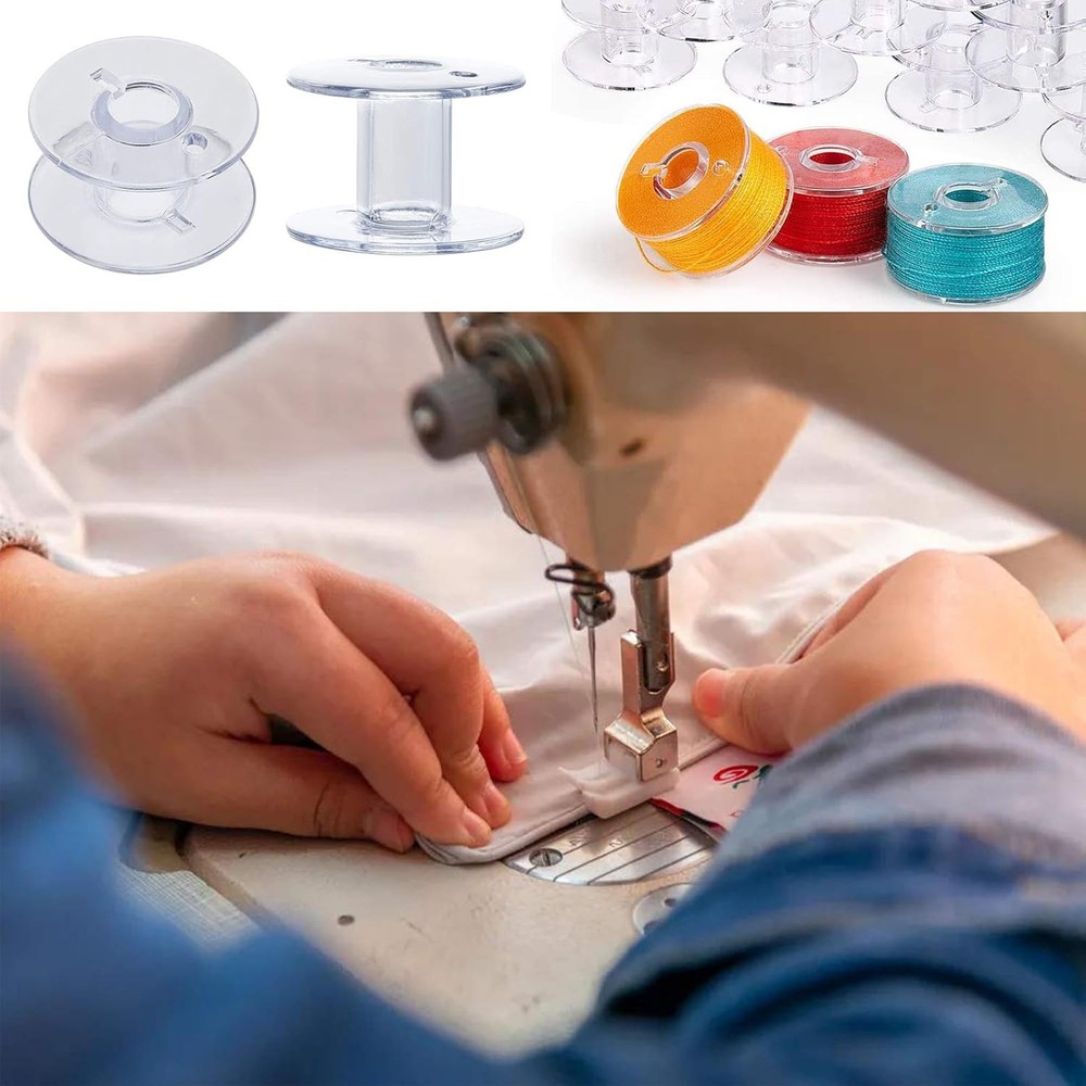 100 Pack Bobbins for Brother Sewing Machine, SA156 Machine