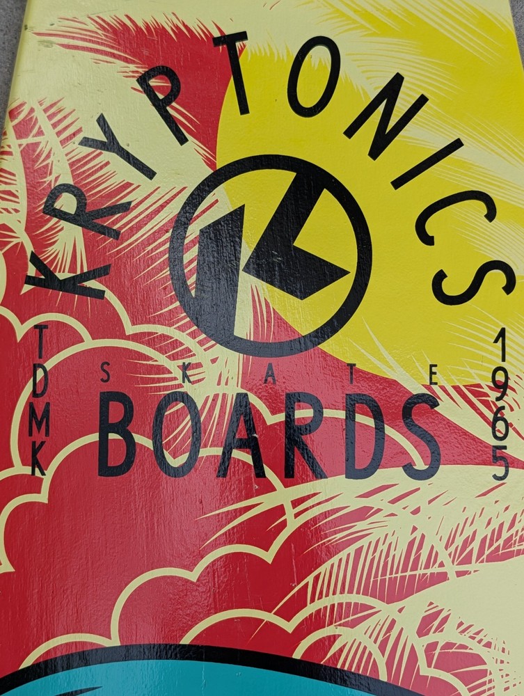 Kryptonics Cruiser Wave Longboard Skateboard 36”x9” inches (Deck Only)