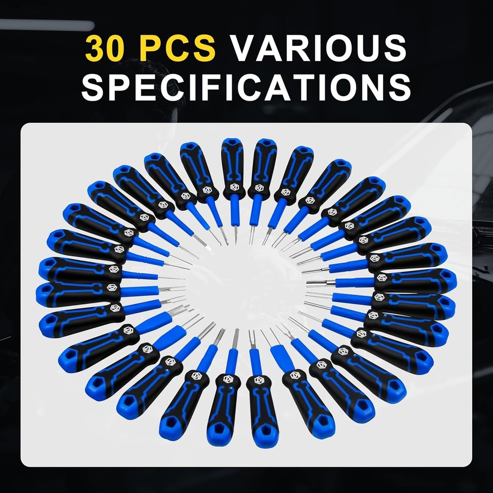 30 PCS Universal Terminal Release Kit, Electrical Removal...