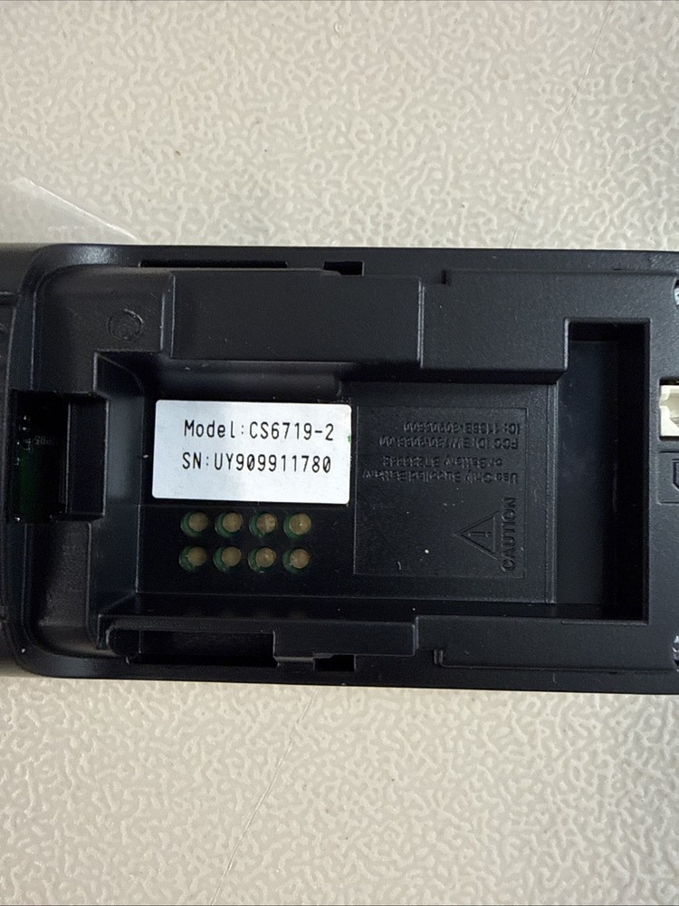 VTech Accessory Cordless Handset, Silver/Black | CS6719-2