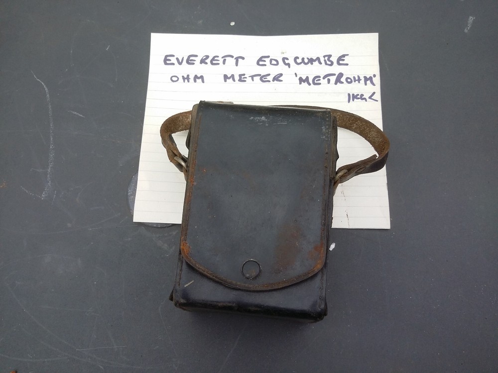 Vintage electrical Metrohm Ohm meter NOT WORKING