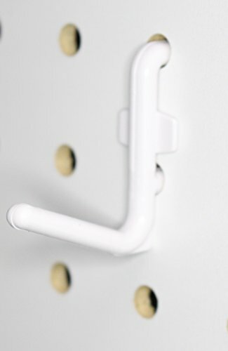 Plastic White L Style Pegboard Hook Kit / Tool, Storage, Craft Hooks-Pick a Pack