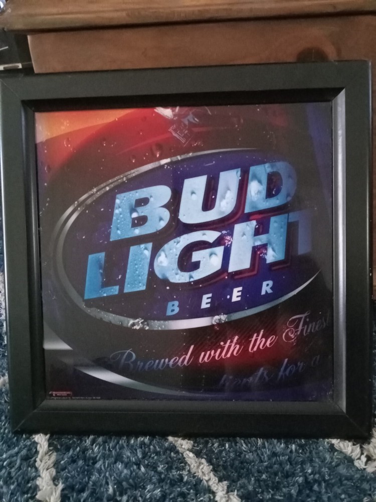 Bud Light Mirror Sign
