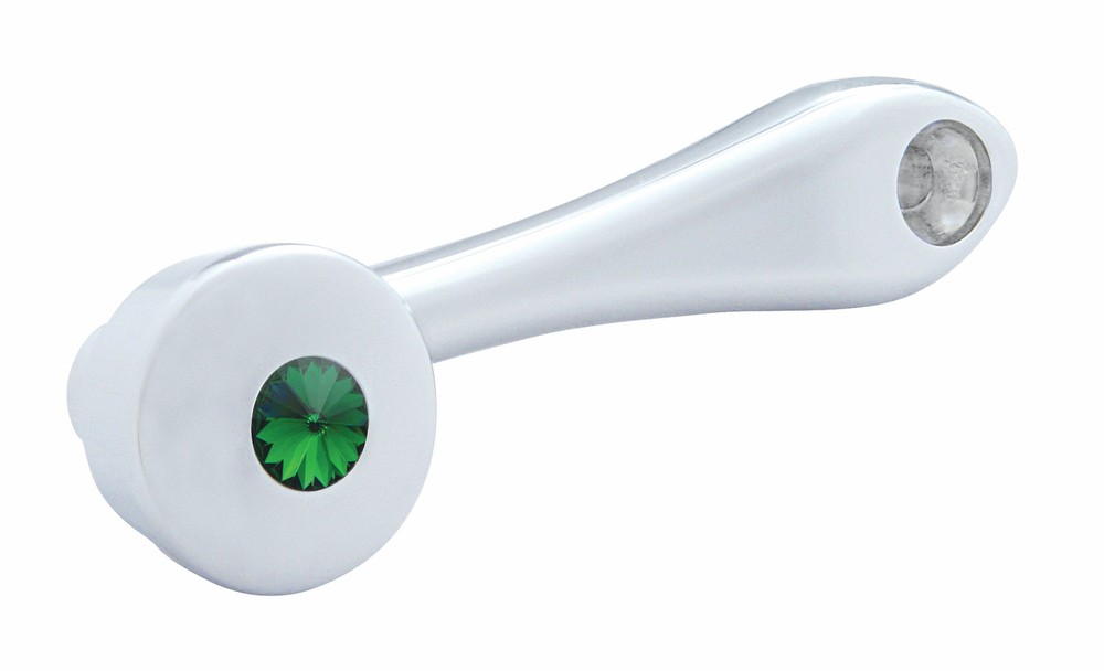 Window Crank With Slot Adapter - Green Diamond