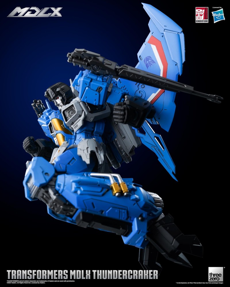 Transformers MDLX Thundercracker Action Figure 7.8 inches, Multicolor