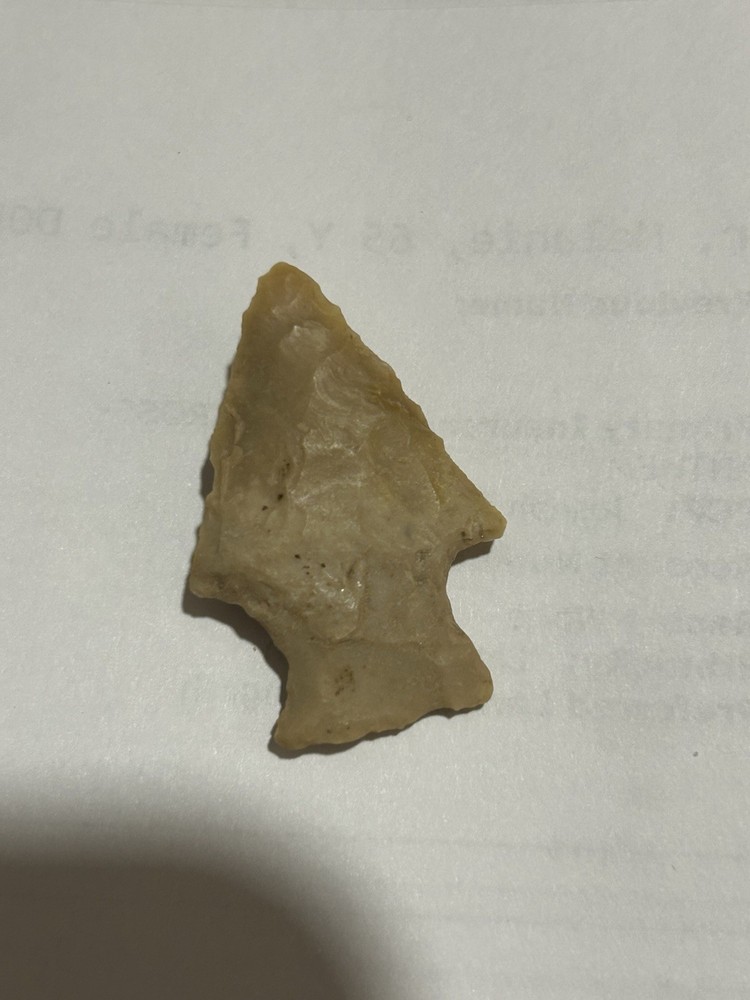 Arrowhead Authentic Indian Artifacts -Western Kentucky - LBL - Nice        W01