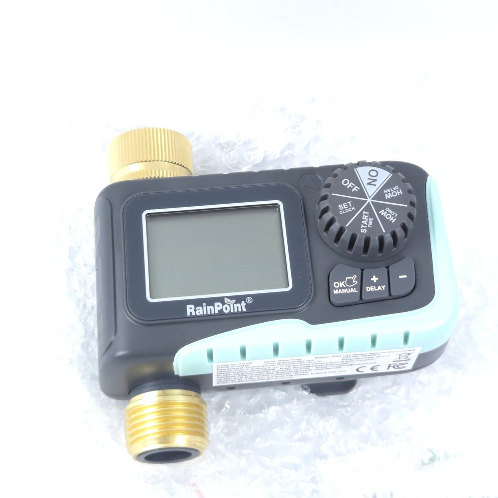 RainPoint Programmable 1-Zone Water Timer - Model Number ITV105