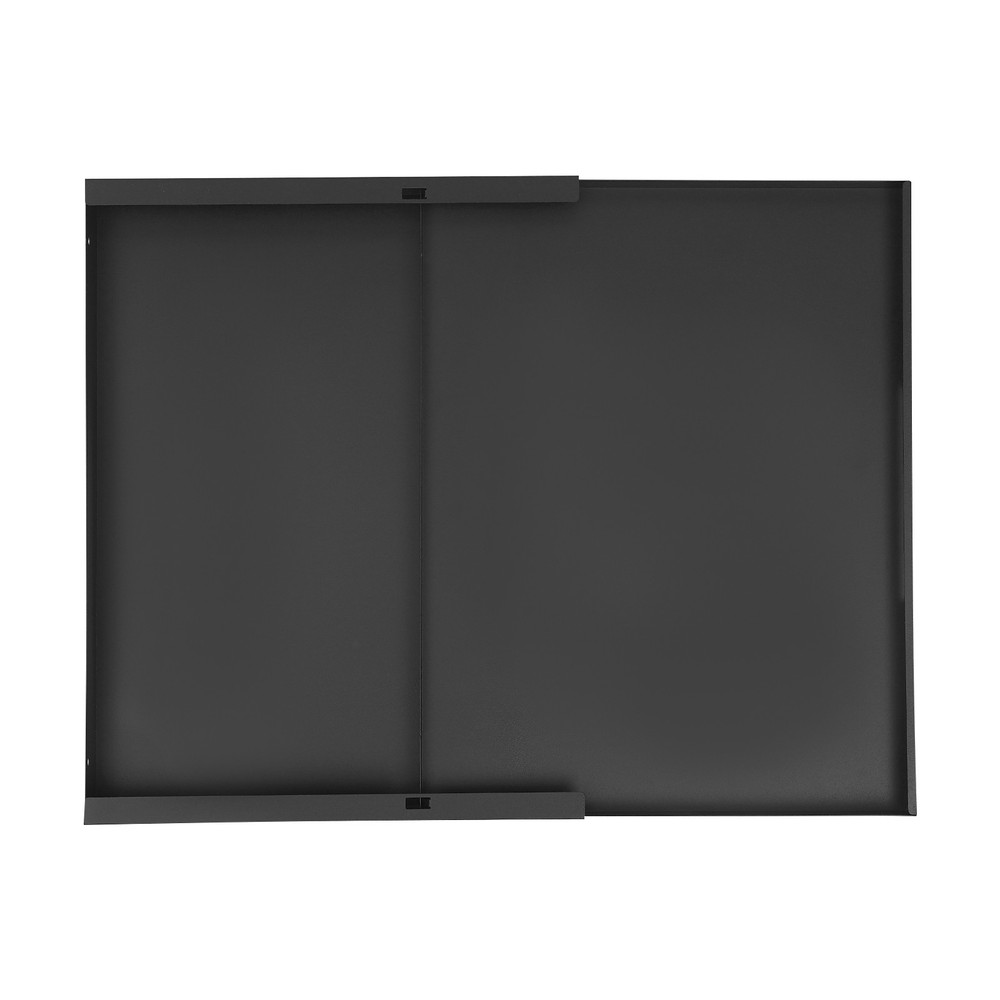 Microwave Stand with Pull-Out Shelf, Countertop Organizer for Compact Microwaves