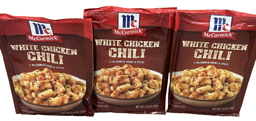 McCormick White Chicken Chili Mix 1.25 oz (3 Pack)