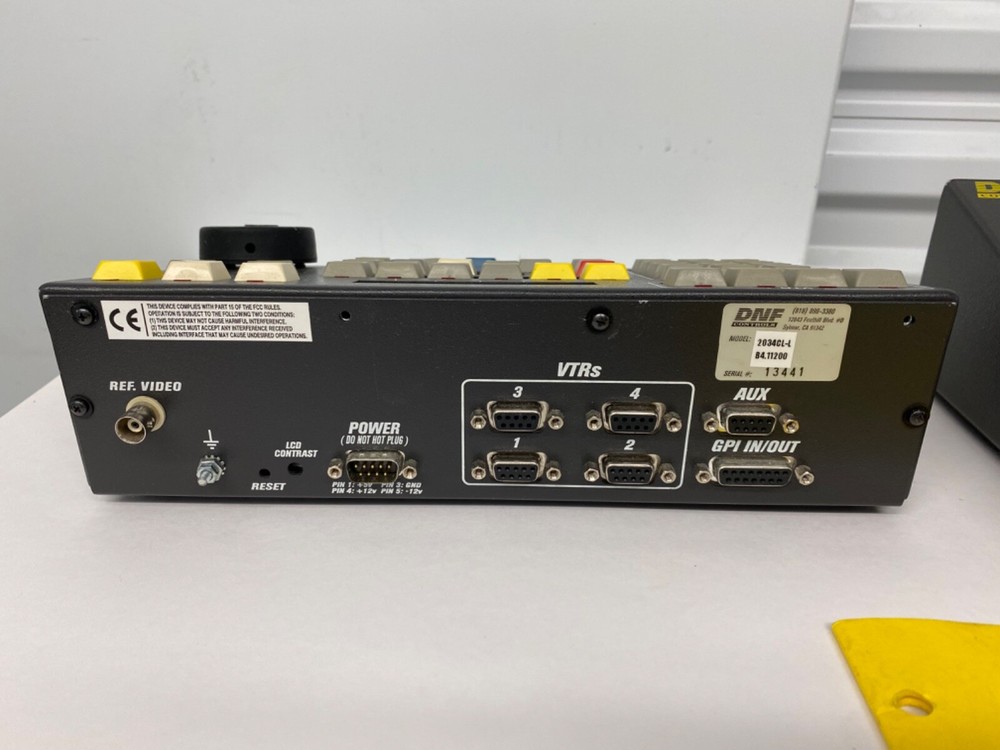 DNF ST300 VTR/DDR CONTROLLER & DLM ST420 SHOTBOX UNTESTED