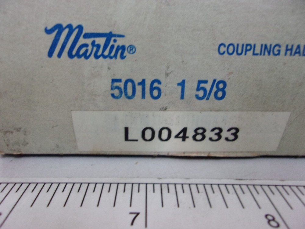 MARTIN 5016 1-5/8 COUPLING HALF 16 TEETH, 0186A