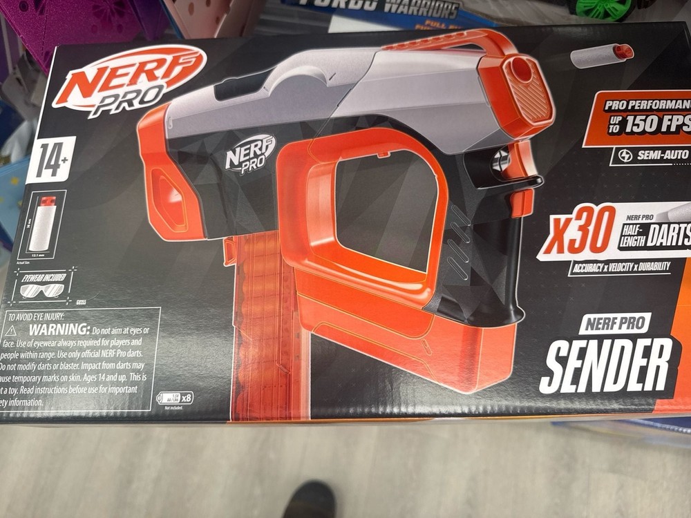 Nerf Pro Sender Half-Length Semi-Auto Dart Blaster