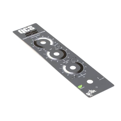 STAR 2M-Z18408 LABEL QCS 2-3 CONTROL PANEL IDENTIFICATION