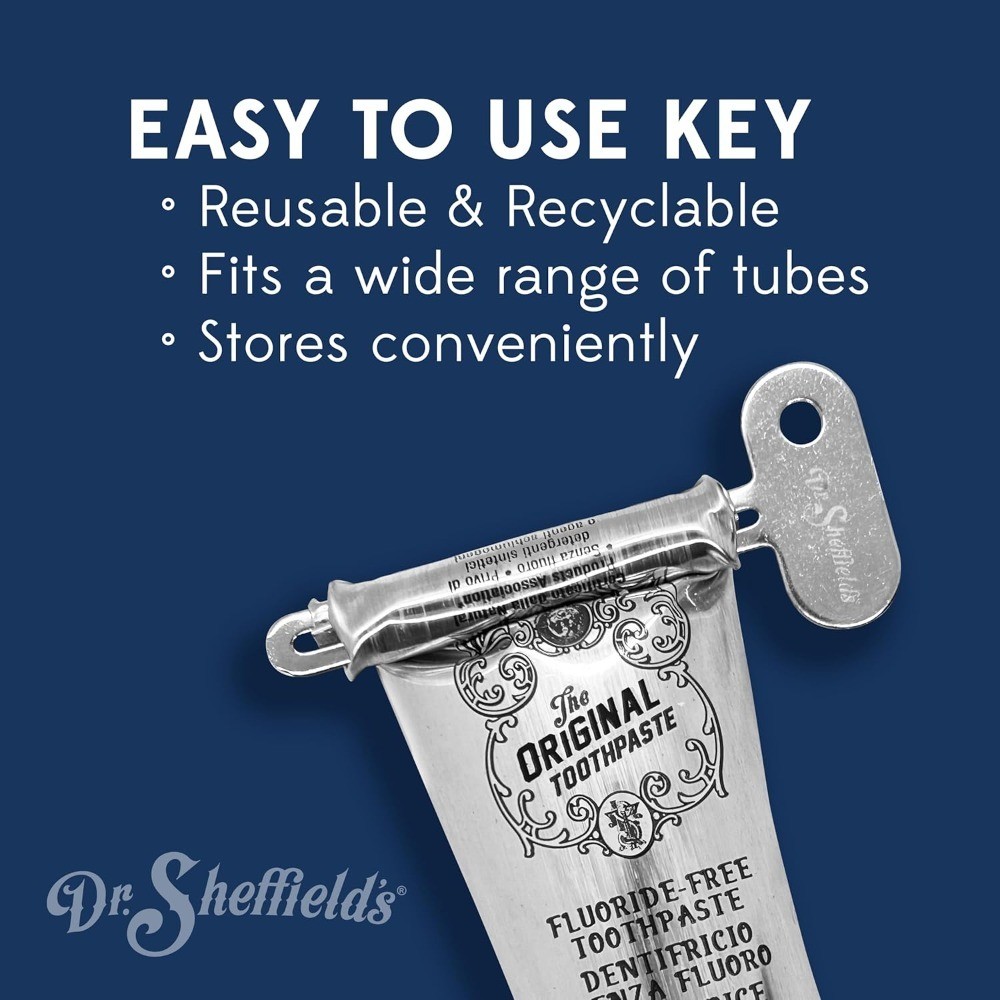 Toothpaste Tube Roller Key Efficiently Rolls Up Tubes Prevents Waste Every Last