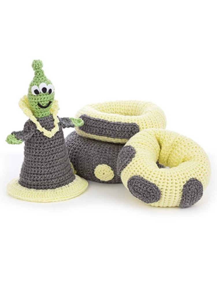 NEW CROCHET PLAY TIME STACKERS 6 LOVABLE SETS