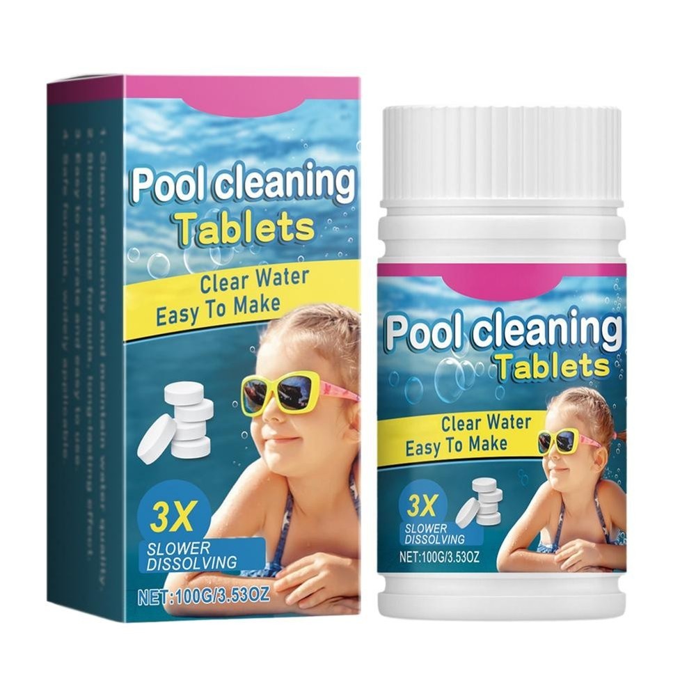 Multi-effect Pool Water Quality Cleaning Effervescent Tablets A5Z7