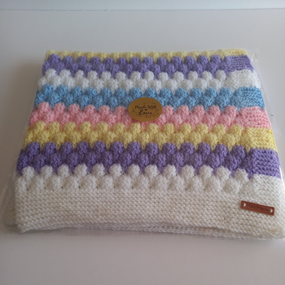 Hand Knitted Baby Blanket