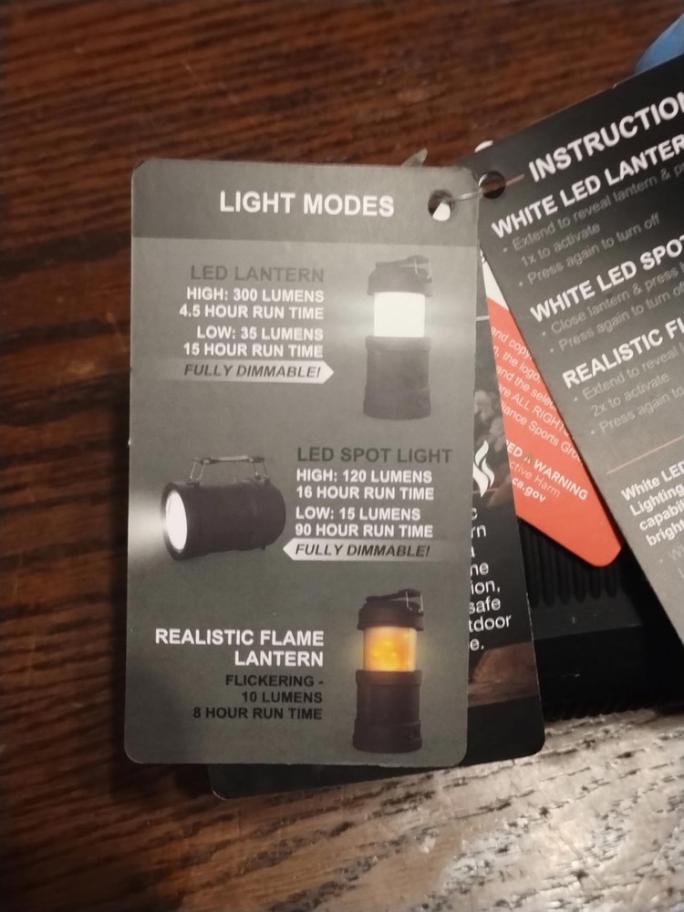 NEBO pop up lantern and flashlight