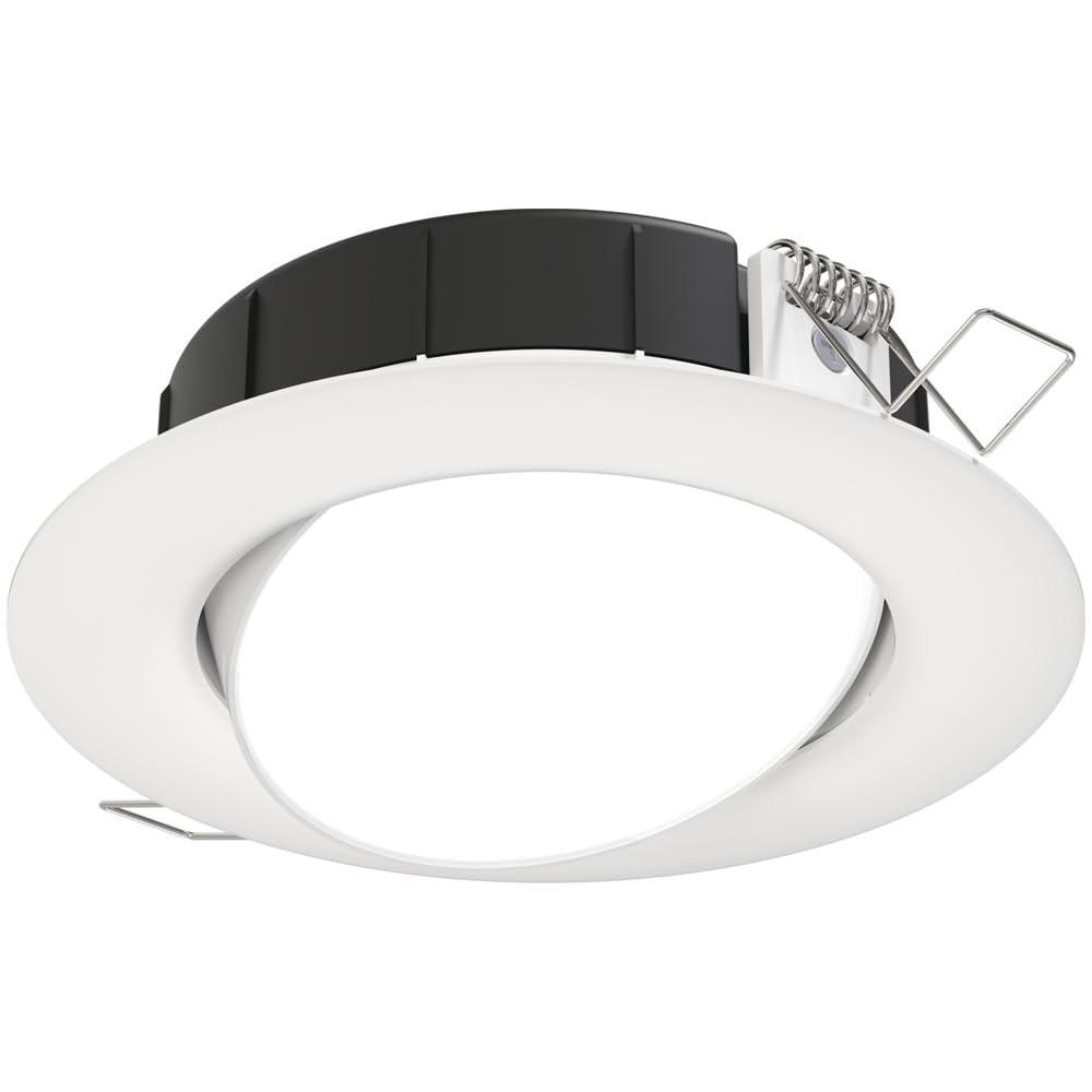 Juno LED Shower Light, 4" Adjustable Wafer Downlight, 5CCT Switchable