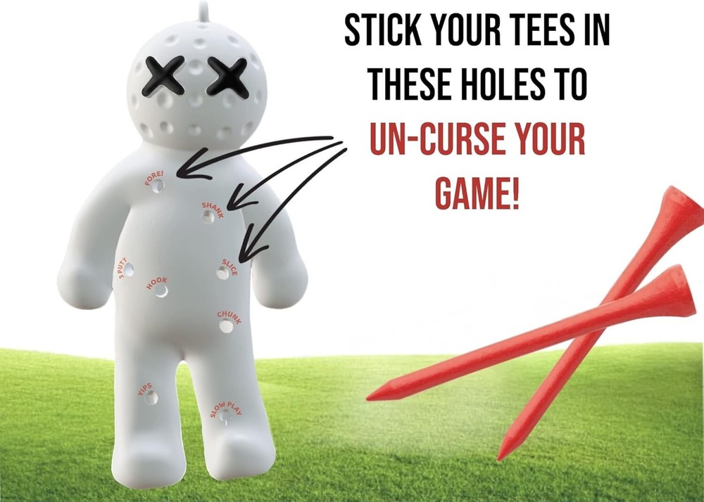 Fun and Compact Golf Tee Holder for Keychain - Perfect for Golf Lovers