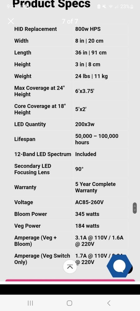 Platinum Led Grow Light
