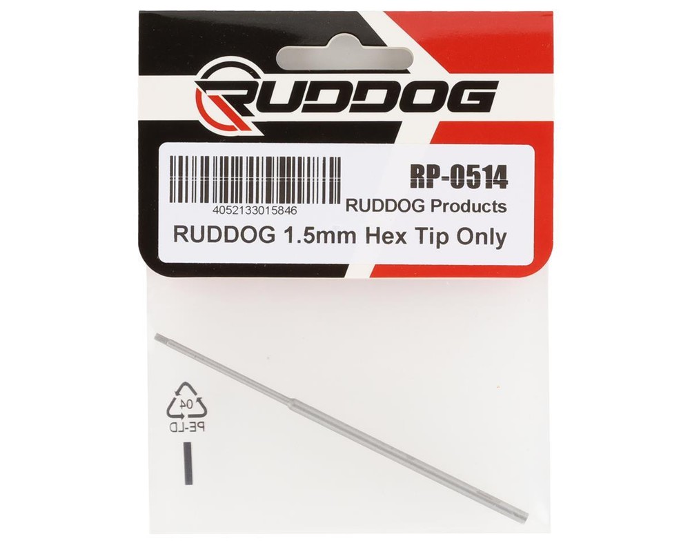 Ruddog Hex Driver Replacement Tip (1.5mm) [RDGRP-0514]