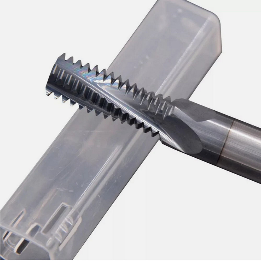 2-1/2-8 NPT Solid Carbide Thread Mill - TiAlN Coated