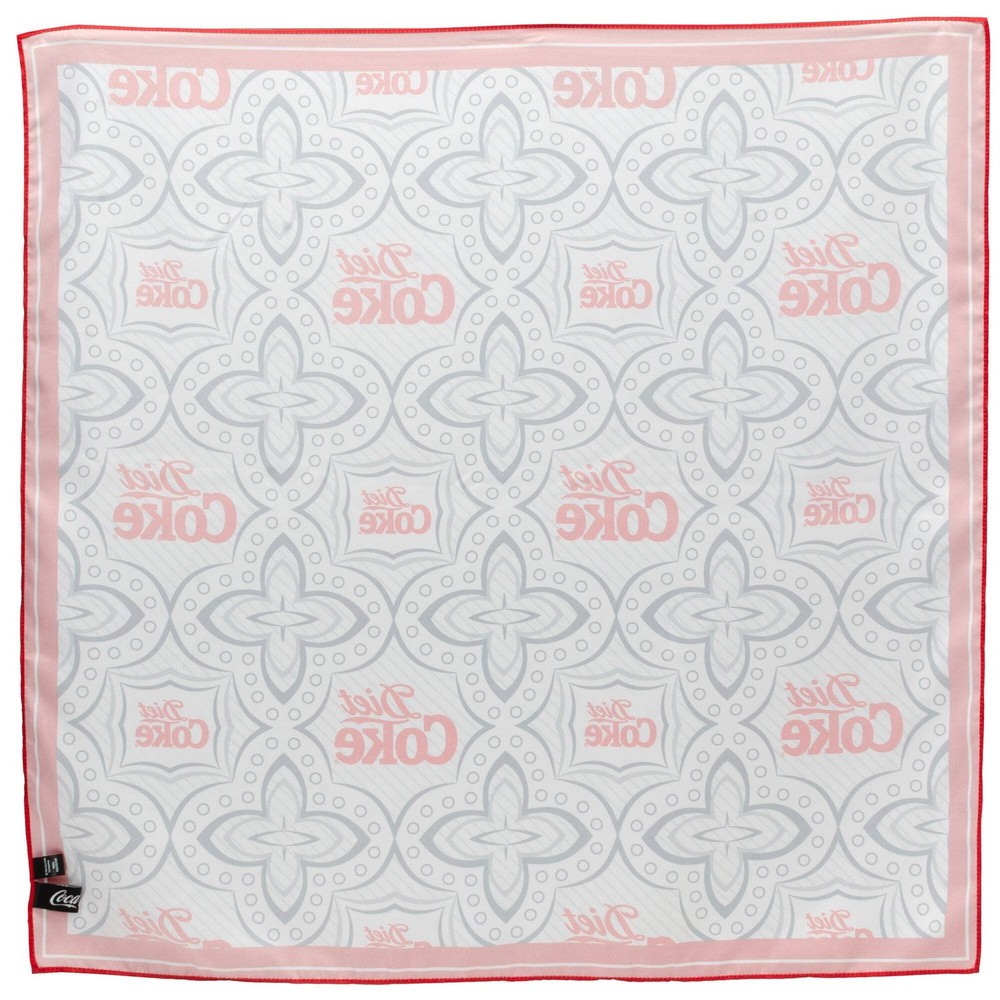 Diet Coke Satin Grey Scarf