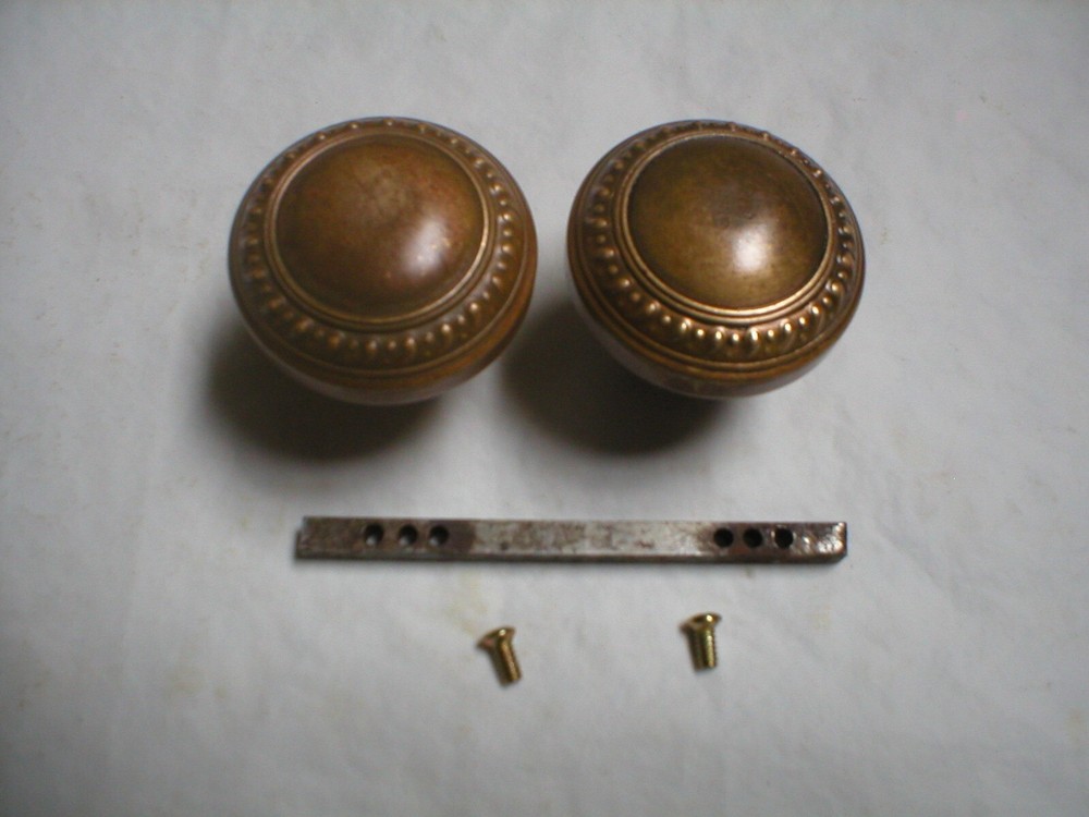 Antique Victorian Doorknob Pair