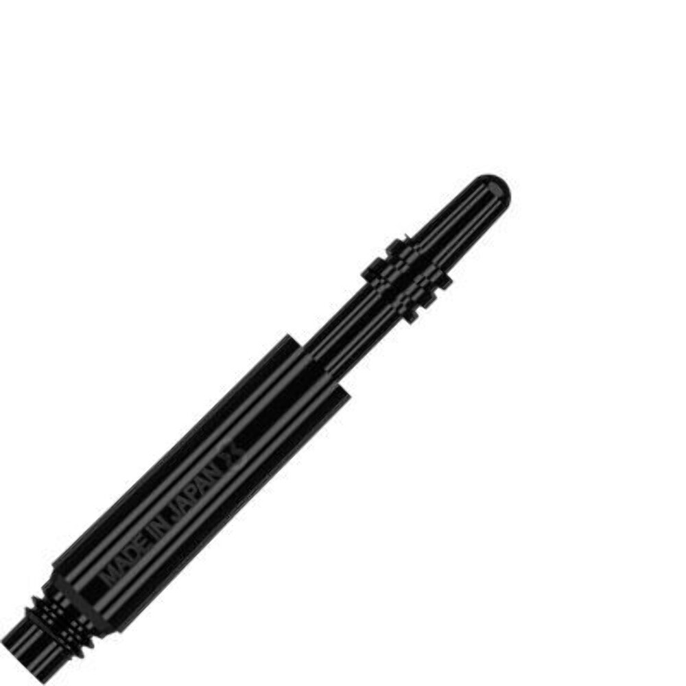 Target 8 Flight Spinning Shaft Short Black (19mm)
