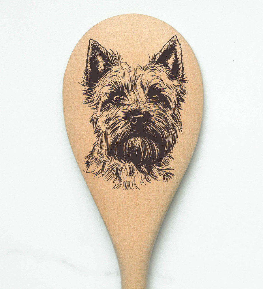 Carian Terrier Wooden Spoon